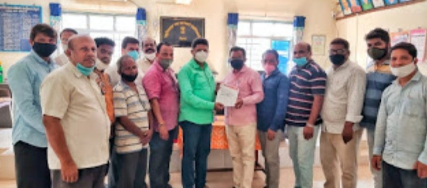 महाविकास आघाडी ठाकरे सरकारच्या दडपशाहीचा भाजपा वेंगुर्ले च्या वतीने निषेध