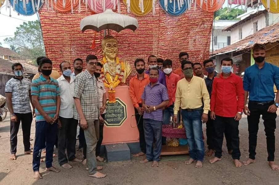 शिवप्रेमी मित्रमंडळ माणिक चौक वेंगुर्ला वतीने शिवजयंती साजरी
