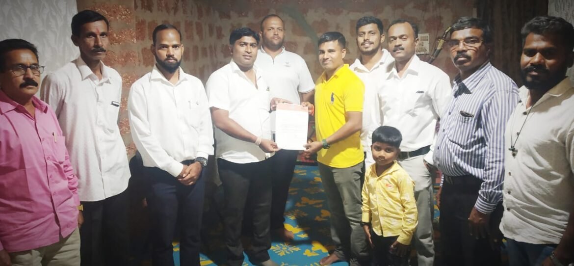 महाराष्ट्र नवनिर्माण सेनेच्या तिरोडा गाव शाखाध्यक्षपदी श्री संदेश सातू शेट्ये यांची निवड