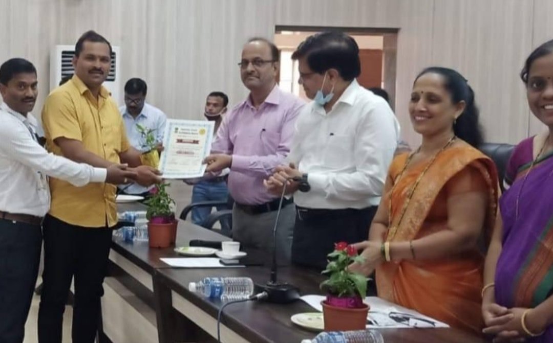असलदे ग्रापंचायतचा “स्मार्ट ग्राम” म्हणून झाला गौरव