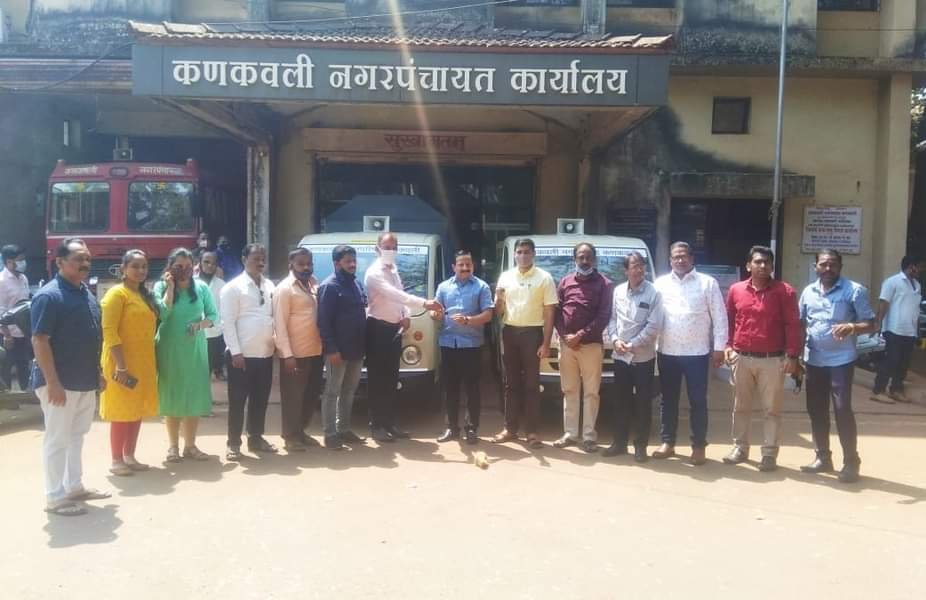 कणकवली नगरपंचायतच्या ताब्यात २ घंटा गाडीचा समावेश