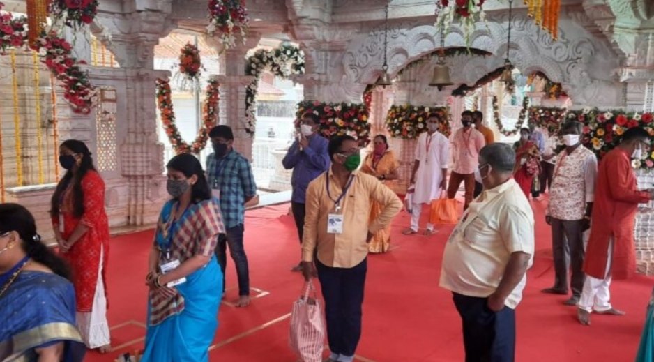 आंगणेवाडी यात्रेस पहाटे ४ पासून उत्साहात प्रारंभ! दोन रांगांद्वारे देवालयात प्रवेश