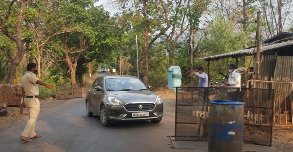 फोंडाघाट मार्गे जिल्ह्या बाहेरील येणाऱ्या प्रवाशांची तपासणी करण्यासाठी आरोग्य यंत्रणा आणि पोलीस यंत्रणा सज्ज