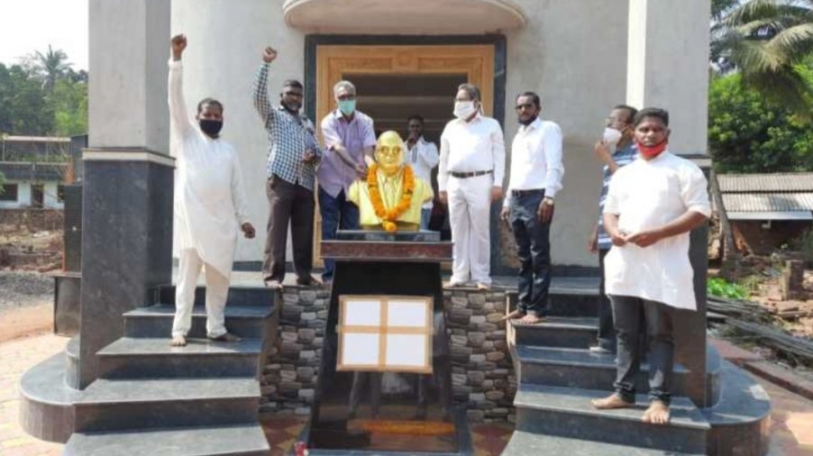 खारेपाटण पंचशील नगर येथे डॉ. बाबासाहेब आंबेडकर जयंती साजरी
