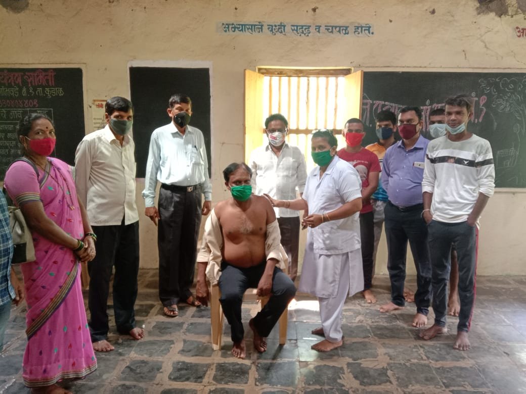 जांभवडे येथे लसीकरण मोहीम सुरु