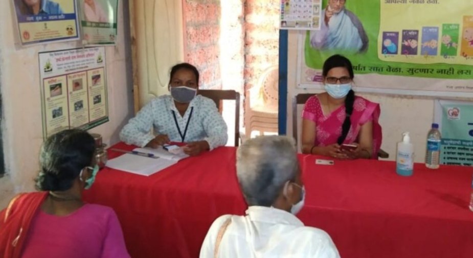 शिडवणे उपकेंद्र येथे कोविड लसिकरणाला सुरवात