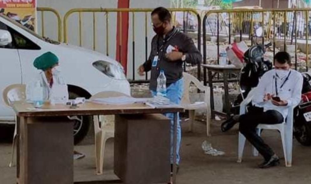 पटवर्धन चौकात चौघांचा कोरोना तपासणी अहवाल पॉझिटिव्ह