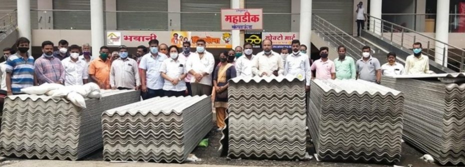 तौक्ती चक्रीवादळातील नुकसानग्रस्तांसाठी शिवसेनेने घेतला पुढाकार