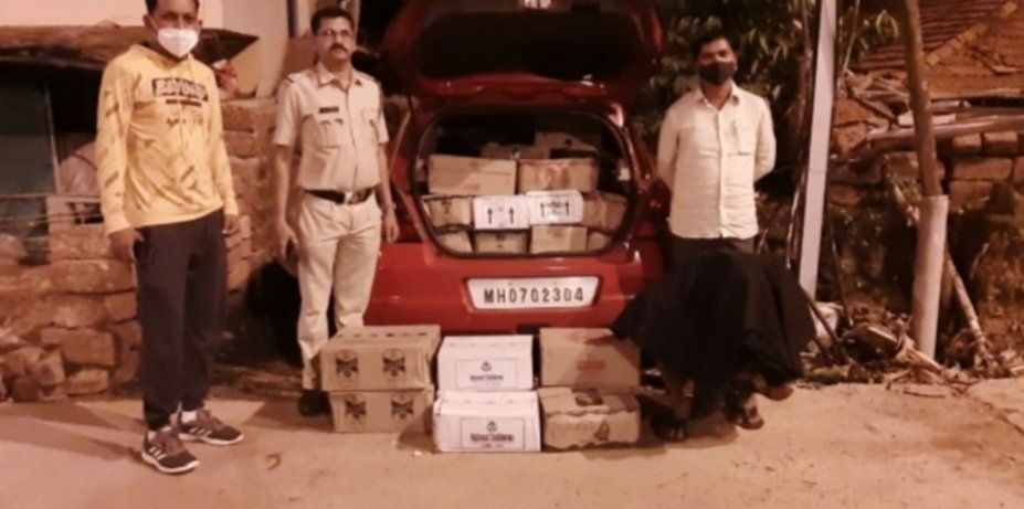 विलवडे येथील ३२ लाखांची दारू जप्त