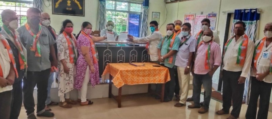 वेंगुर्ले भाजपाकडून महाविकास आघाडी सरकारचा निषेध