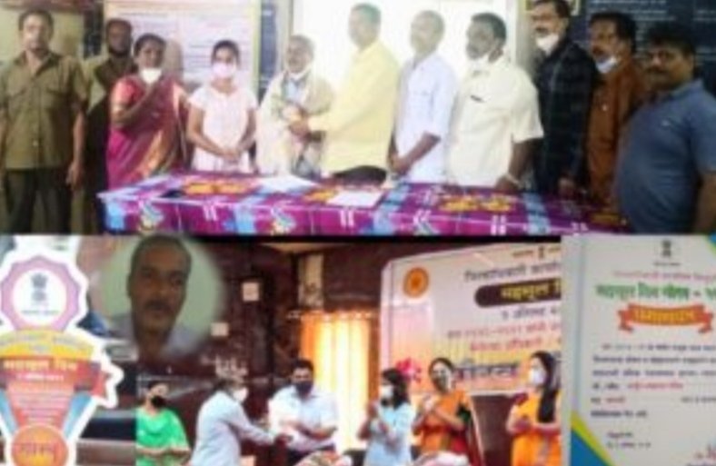 उत्कृष्ट तलाठी पुरस्कार प्राप्त अर्जुन पंडित यांचा फोंडाघाट ग्रा. पं. मार्फत करण्यात आला सत्कार