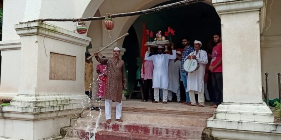 किल्ले सिंधुदुर्गात कृष्ण जन्माष्टमी व दहीहंडी उत्सव साजरा