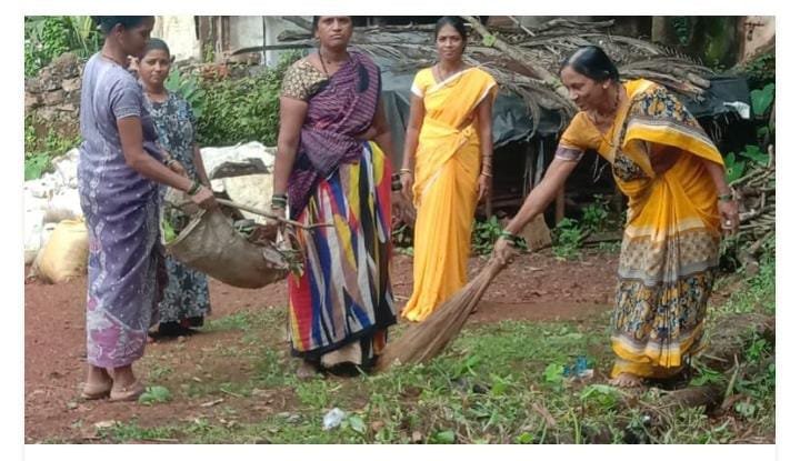 बेळणे खुर्द ग्रा. पं. मार्फत राबविण्यात आली स्वच्छता श्रमदान मोहीम