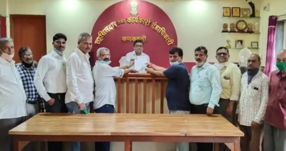 भारत बंदला कणकवली काँग्रेसचा पाठिंबा