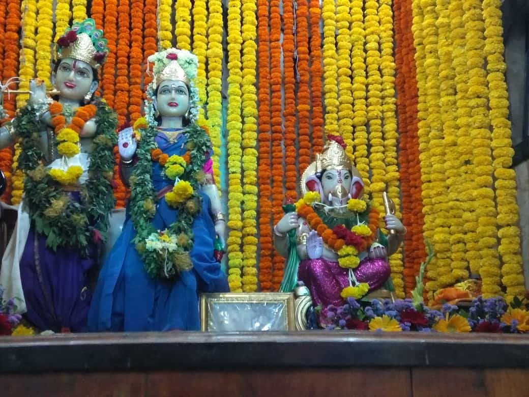 *श्री.राधाकृष्ण सप्ताहाची सांगता पालखी प्रदिक्षणेने संपन्न*