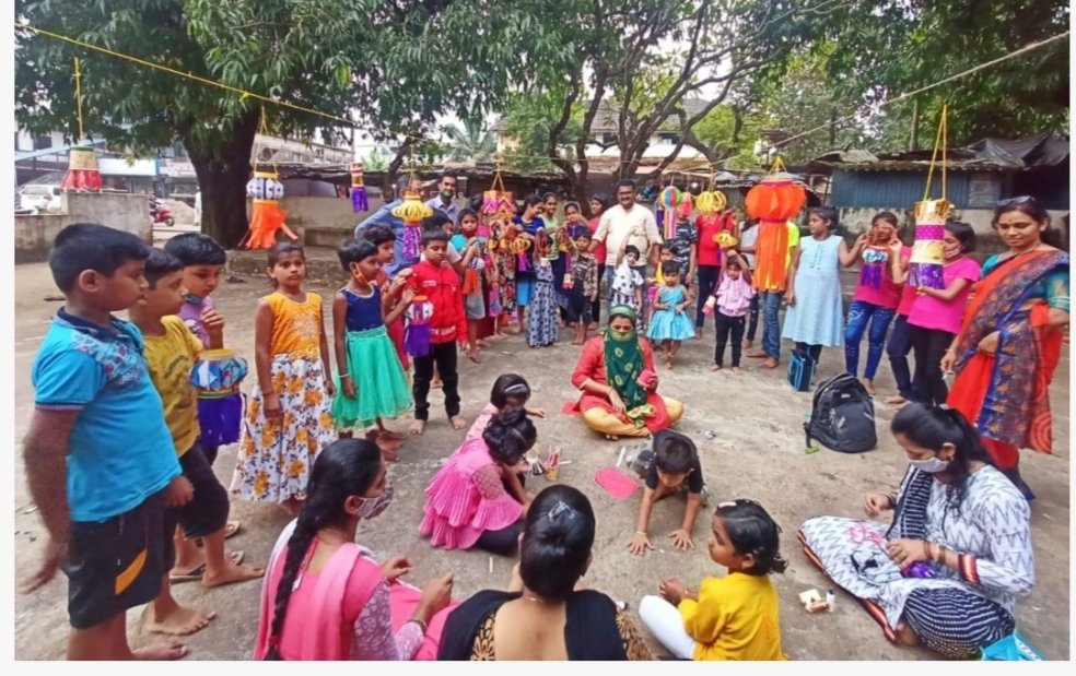 वैभववाडीत आकाश कंदील बनविणे कार्यशाळेला उस्फुर्त प्रतिसाद