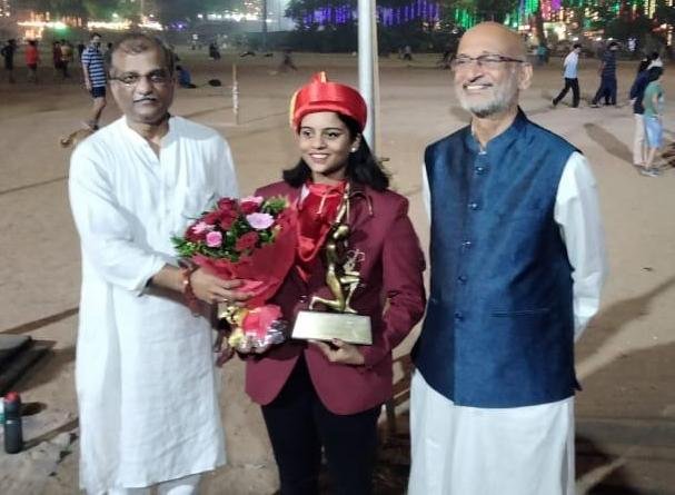 अर्जुन पुरस्कारप्राप्त हिमानी परब’चे प्रमोद जठारांकडून अभिनंदन