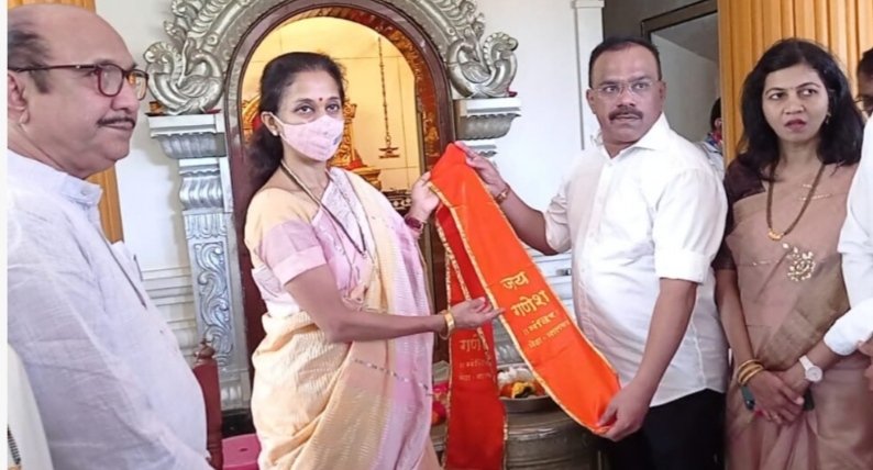 खासदार सुप्रिया सुळे यांनी केली सिंधुदुर्ग किल्ल्याची पाहणी