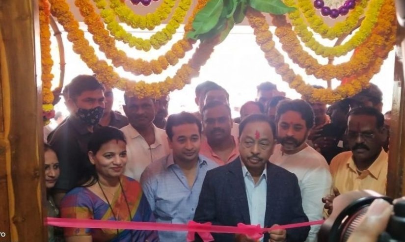 कणकवली पं.स.च्या नूतन इमारातीचे केंद्रीयमंत्री नारायण राणेंच्या हस्ते उद्घाटन