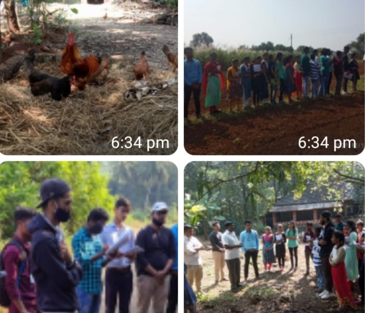 चिंचवली येथे कला, वाणिज्य आणि विज्ञान महाविद्यालय खारेपाटणतर्फे यशस्वीरित्या अभ्यासकीय दौरा संपन्न
