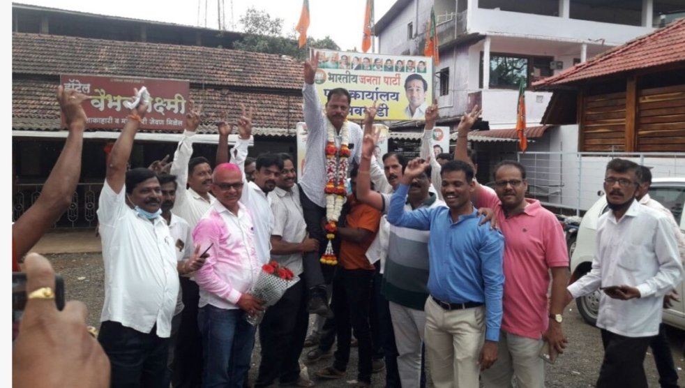 जिल्हा बँकेचे विजयी उमेदवार दिलीप रावराणे यांचे वैभववाडीत जल्लोषी स्वागत