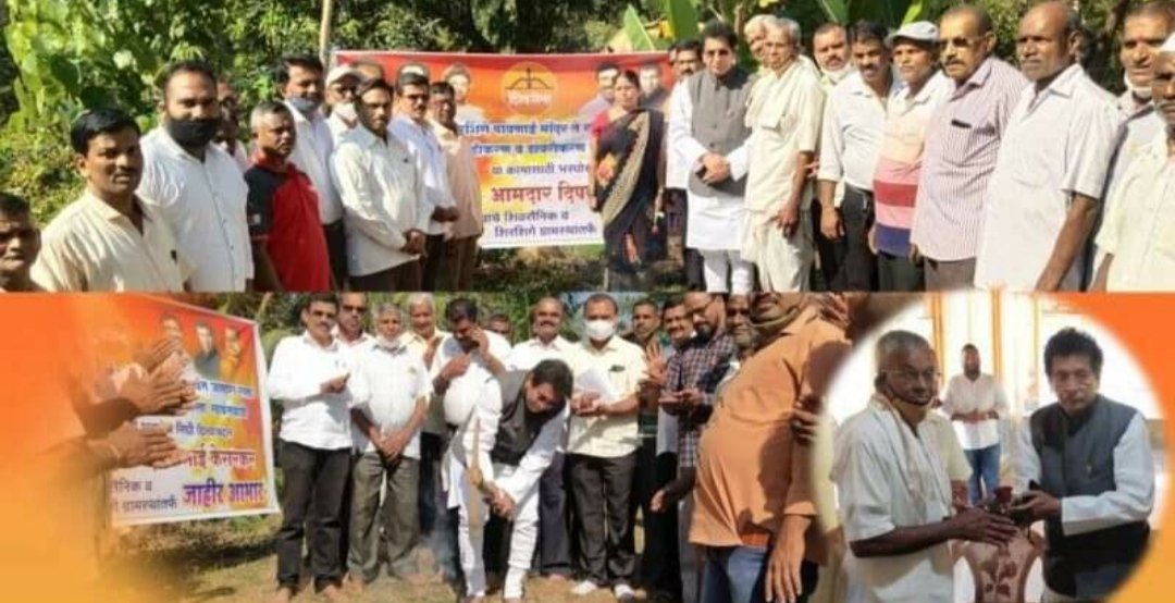 शिरशिंगे पावणाई मंदिर ते रांजण तळी रस्त्याचा भूमिपूजन सोहळा संपन्न