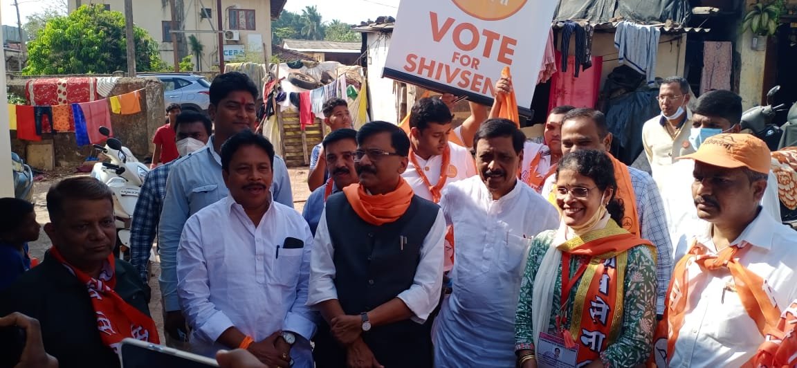 गोवा विधानसभा निवडणुकीत शिवसेना युवानेते संदेश पारकर यांचा शिवसेना उमेदवारांच्या प्रचारार्थ भगवा झंझावात