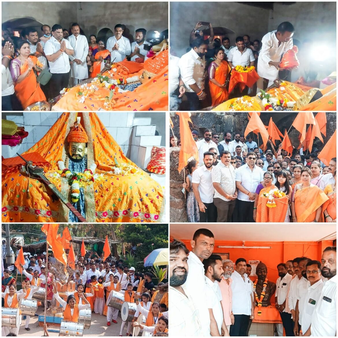 मालवण तालुका शिवसेनेच्या वतीने शिवराजेश्वर मंदिरात शिवजयंती उत्साहात