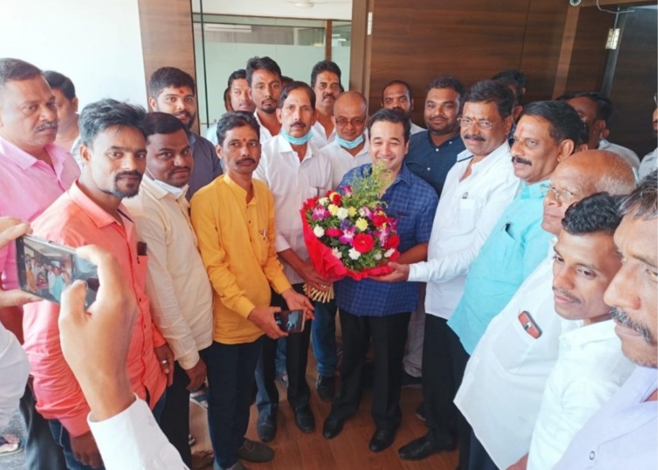 आ. नितेश राणे यांची वैभववाडी भाजपा पदाधिकार्‍यांनी घेतली भेट : तब्येतीची केली विचारपूस