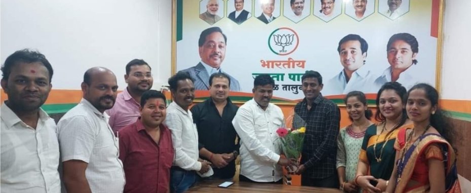 माजी नगरसेवक गणेश भोगटे यांचा भारतीय जनता पक्षात प्रवेश