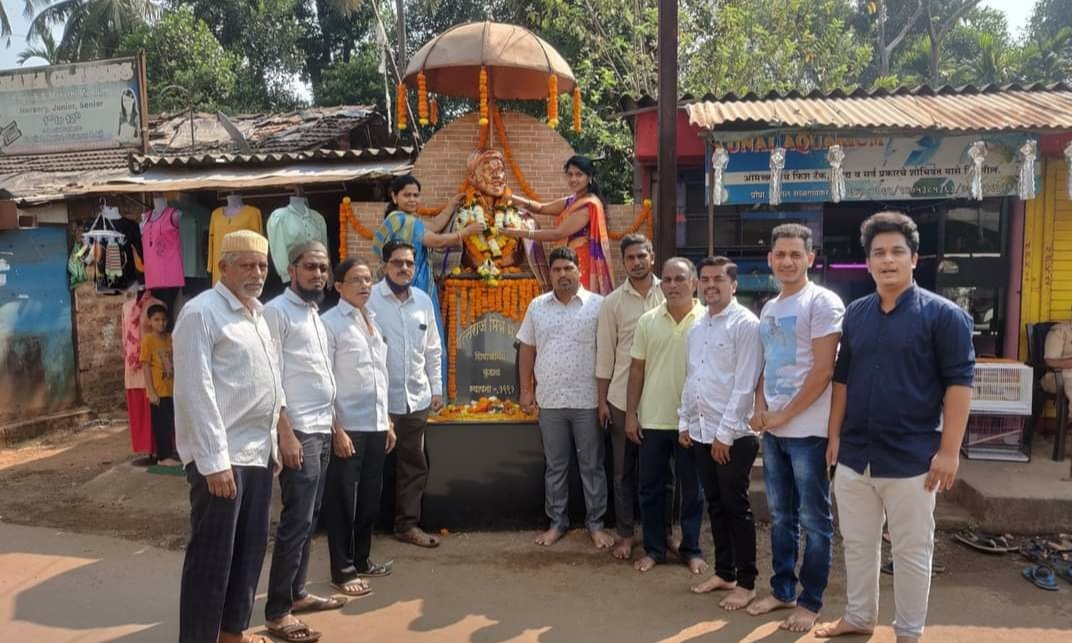 कुडाळ शहर काँग्रेसच्या वतीने शिवजयंती साजरी करण्यात आली