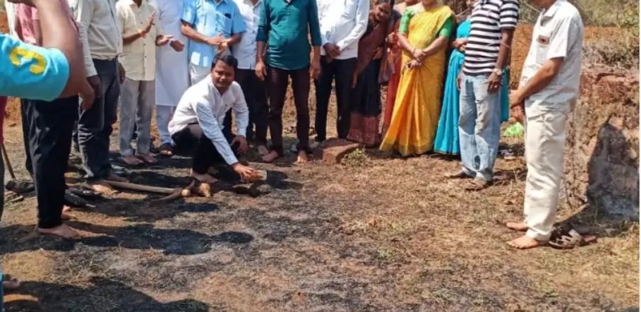 शेर्पे येथे विविध विकास कामांचे उपसभापती मिलिंद मेस्त्री यांच्या शुभहस्ते भूमिपूजन संपन्न