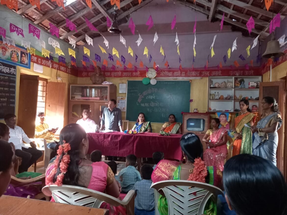 कुडाळच्या जि.प.घोडगे बाजार शाळेत महिला दिन उत्साहात साजरा