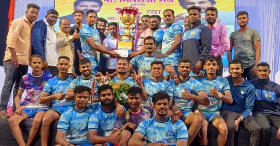 जिल्हास्तरीय कबड्डी स्पर्धेत फोंडाघाट पंचक्रोशी संघ विजेता