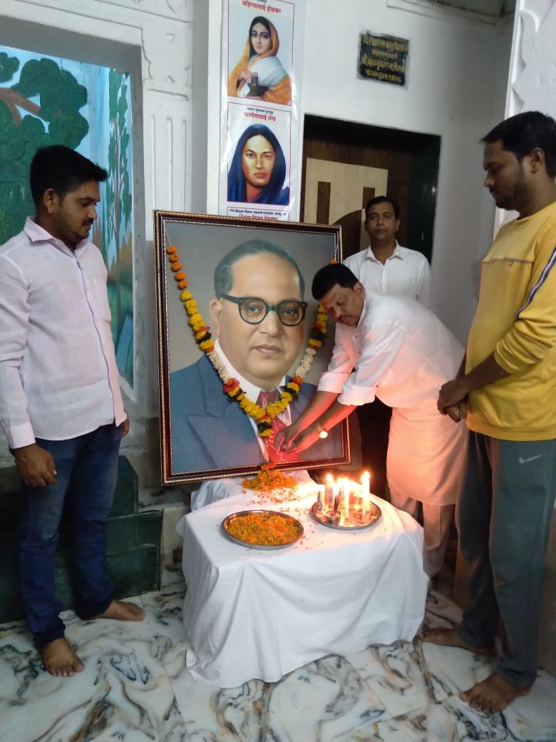 भारतीय घटनेचे शिल्पकार भारतरत्न डॉ. बाबासाहेब आंबेडकर जयंती गिर्ये गावात उत्साहात साजरी