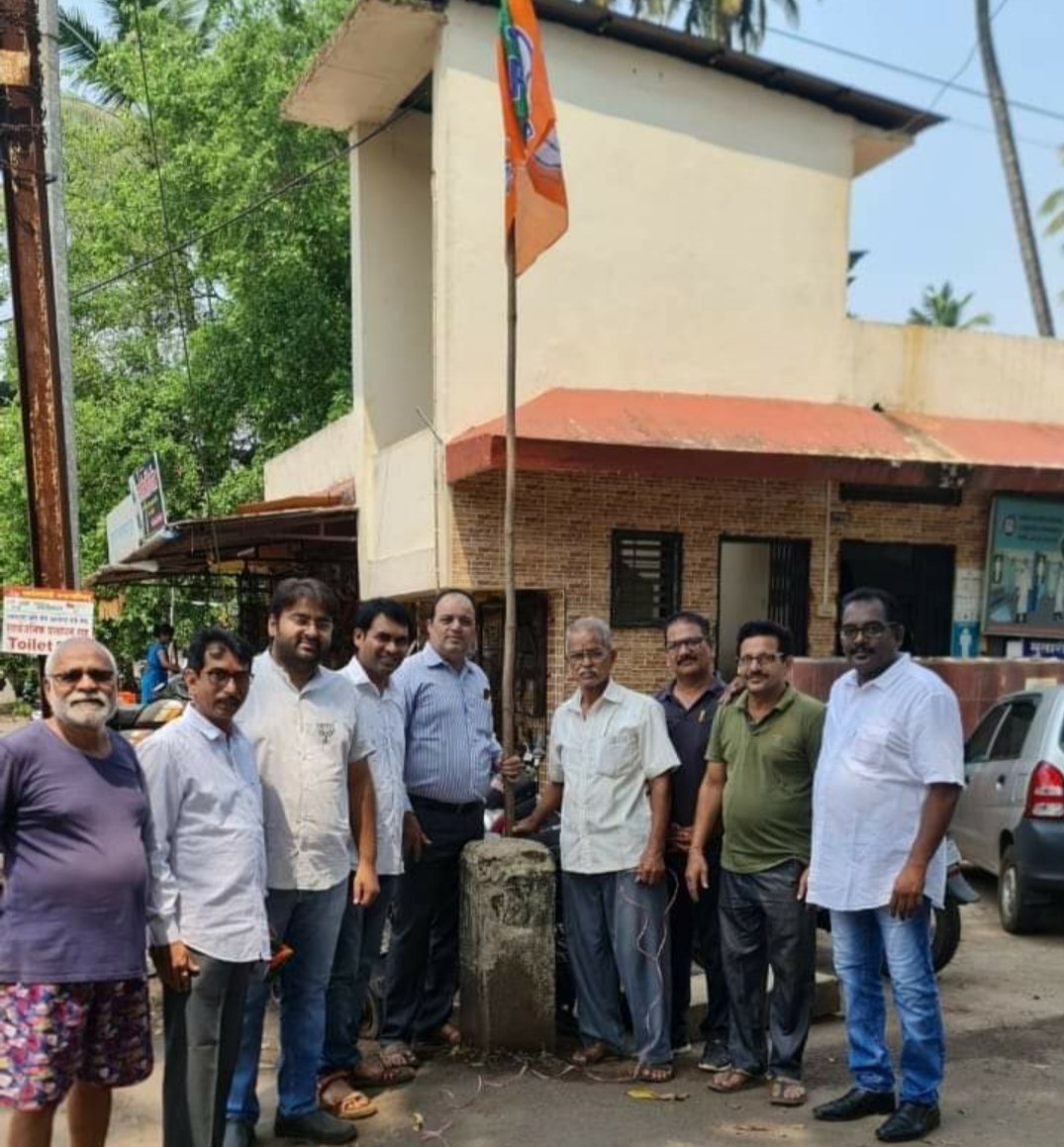 सावंतवाडी शहरातील २० ही बुथवर भाजपचा झेंडा फडकवून हा स्थापना दिन साजरा करणार–अजय गोंदावले
