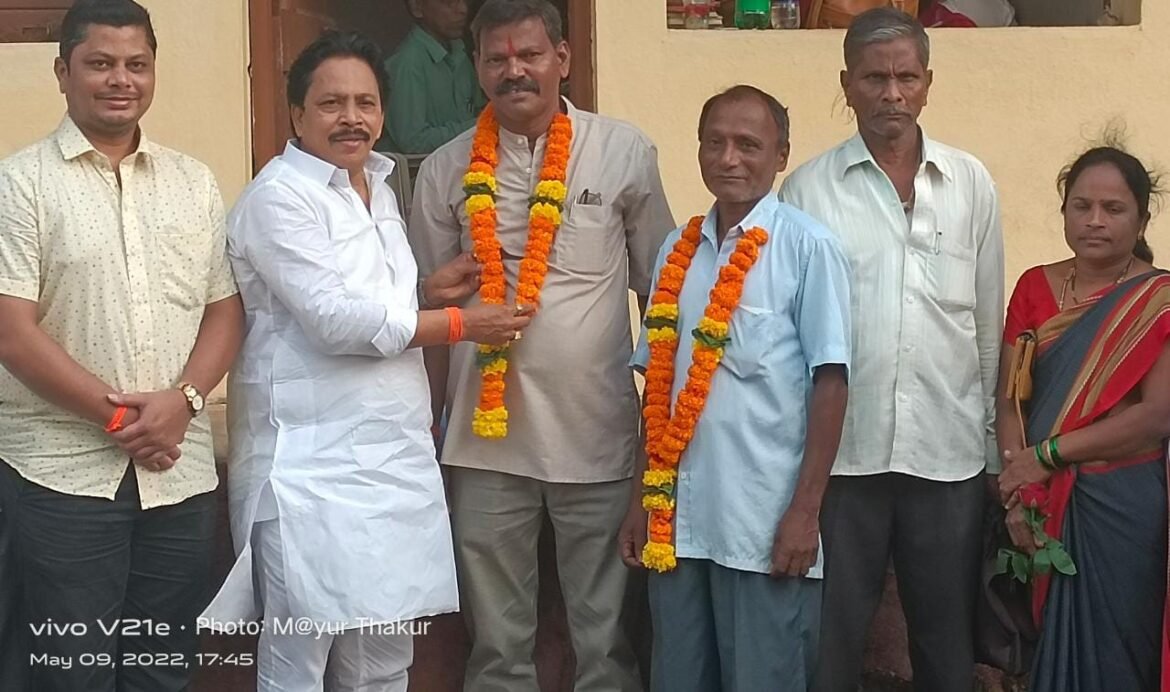 शिवराई रवळनाथ वि. का. स. संस्था हळवल चेअरमन पदी राजू राणे यांची बिनविरोध निवड.