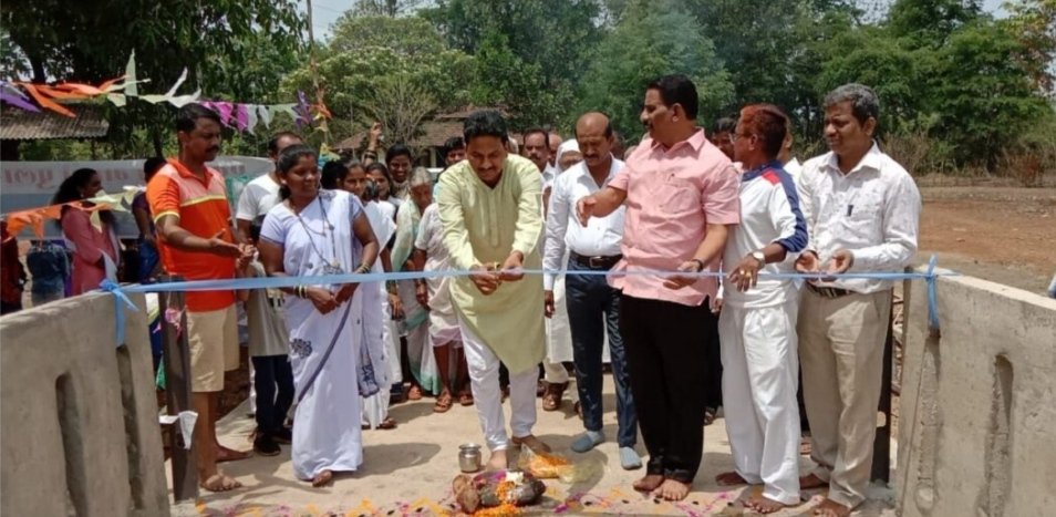 एडगांव तांबेवाडी पुलाचा लोकार्पण सोहळा संपन्न