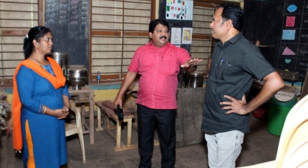 शाळा नंबर 5 चा छप्पर दुरुस्ती प्रस्ताव दिरंगाईची ग्रामविकास मंत्री ना. हसन मुश्रीफ यांच्याकडे चौकशी लावणार