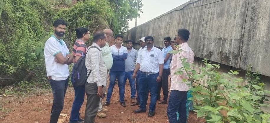 नांदगाव तिठा येथील सर्व्हिस रस्त्यासाठी उपाययोजनेसाठी गती..