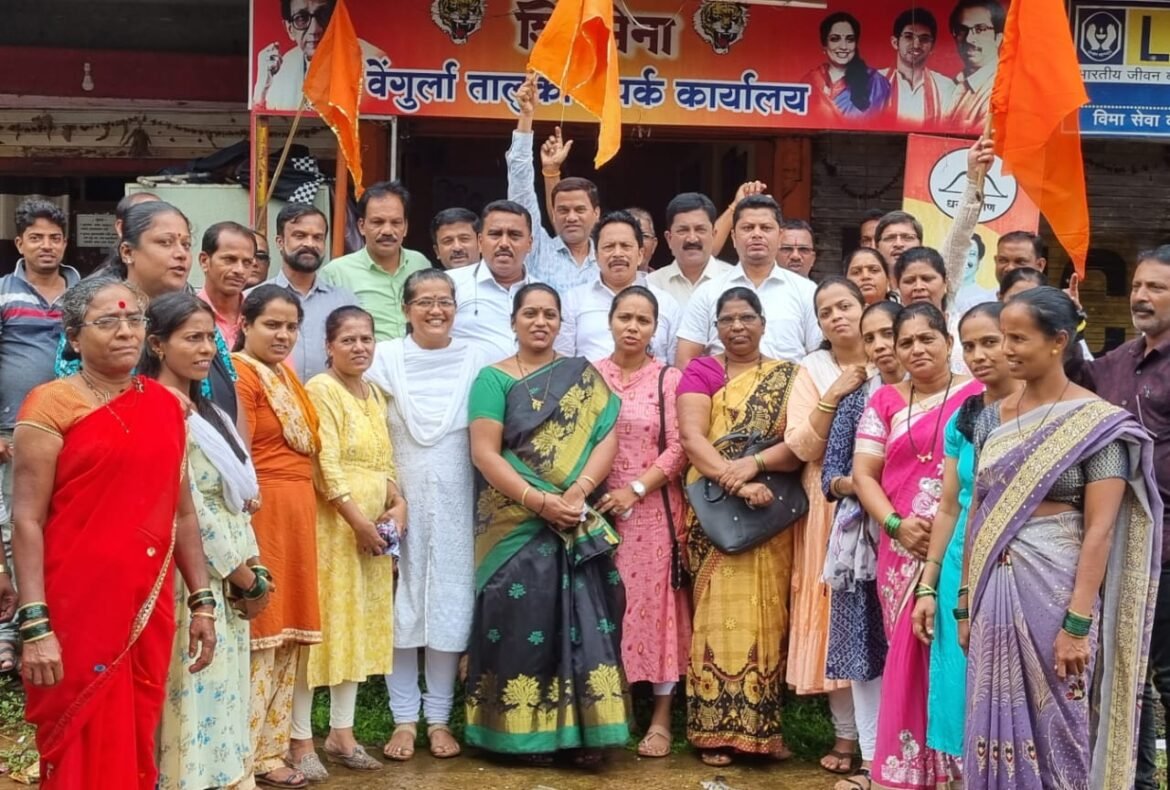 शिवसेना वेंगुर्ला तालुका मुख्यमंत्री उद्धव ठाकरे यांच्या पाठीशी खंबीरपणे उभा