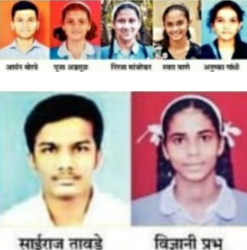सेंट उर्सुला चा आर्यन मोरये जिल्ह्यात प्रथम