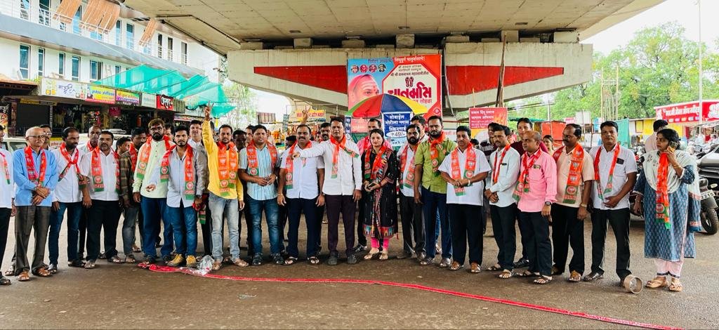 राष्ट्रपतीपदी द्रौपदी मुर्मू यांच्या विजयाचा कणकवलीत जल्लोष