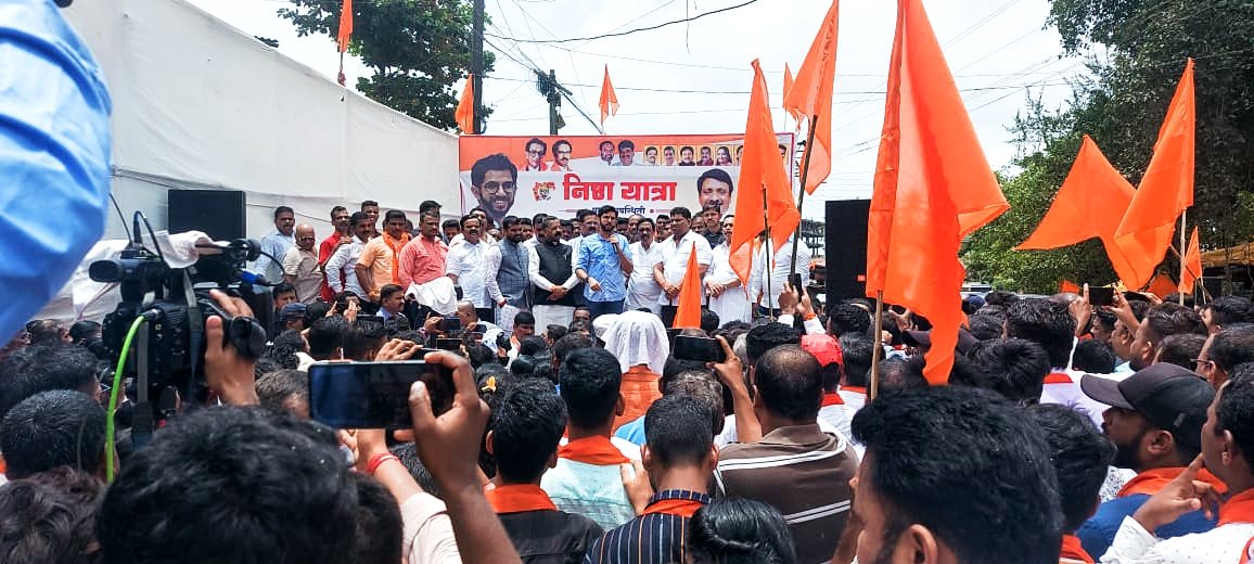 युवासेना प्रमुख आदित्य ठाकरे यांचे सिंधुदुर्गात आगमन
