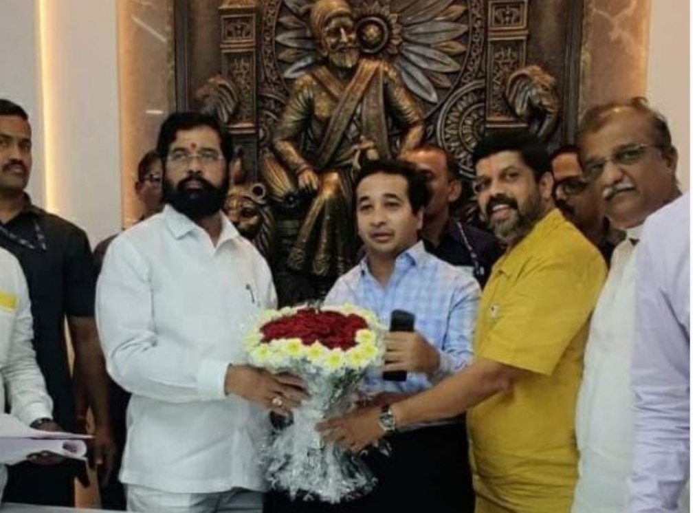 मुख्यमंत्री एकनाथ शिंदे यांची आमदार नितेश राणेंनी घेतली भेट
