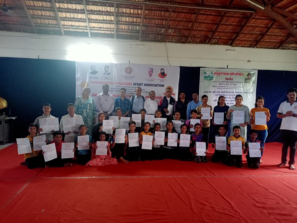 जिल्हास्तरीय योगासन स्पर्धेत कासार्डेतील खेळाडुंचे वर्चस्व