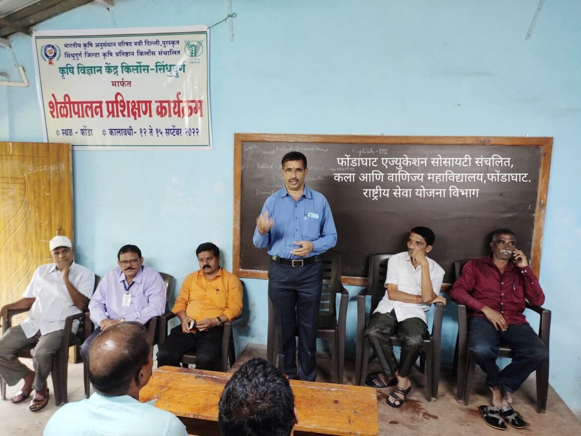 शेतक-यानी शेळीपालनातून आर्थिक सक्षम बनावे.* – भास्कर काजरेकर