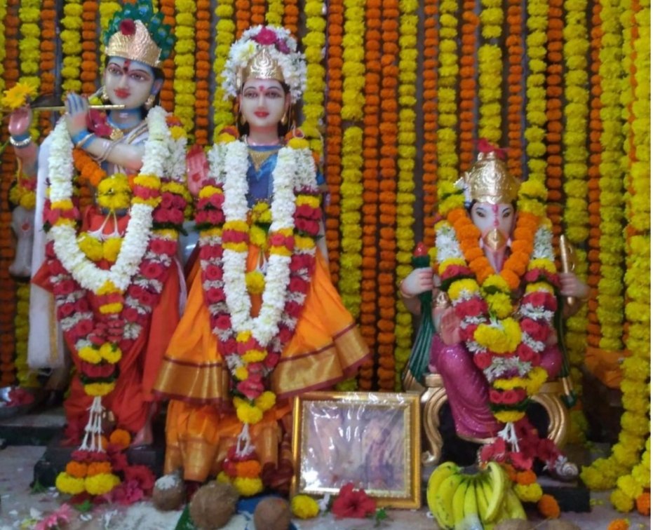 फोंडाघाट राधाकृष्ण मंदिरातील “अखंड हरिनाम सप्ताह “चा शुभारंभ गुरुवार १५ सप्टेंबर रोजी