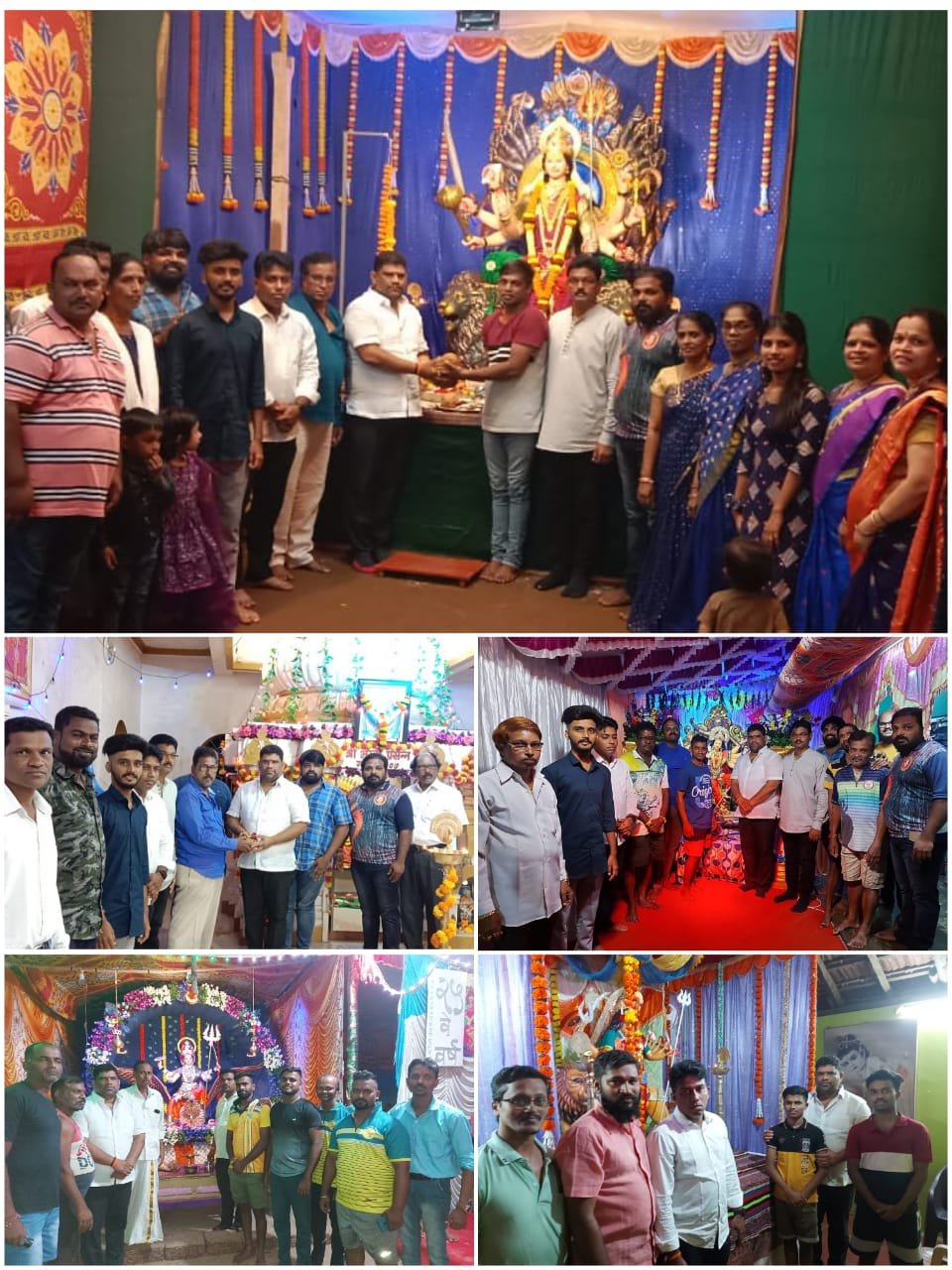 आ. वैभव नाईक यांनी घेतले मालवण तालुक्यातील प्रतिष्ठापना केलेल्या दुर्गामातांचे दर्शन