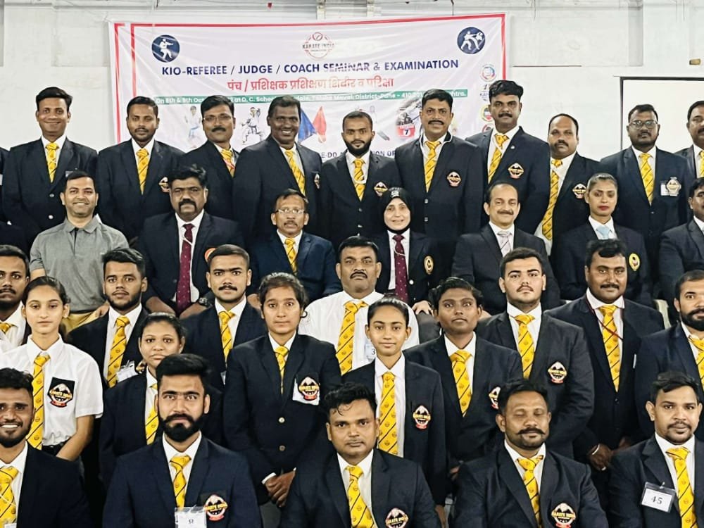 खंडाळ्यातील कराटे राष्ट्रीय पंच प्रशिक्षणाला ३२जिल्ह्यातील प्रशिक्षकांचा उत्स्फूर्त प्रतिसाद